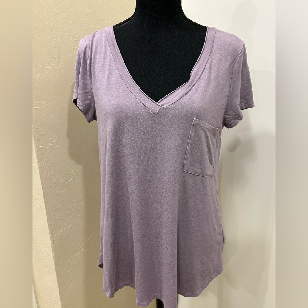 Habit Lavender V-Neck Women's Top